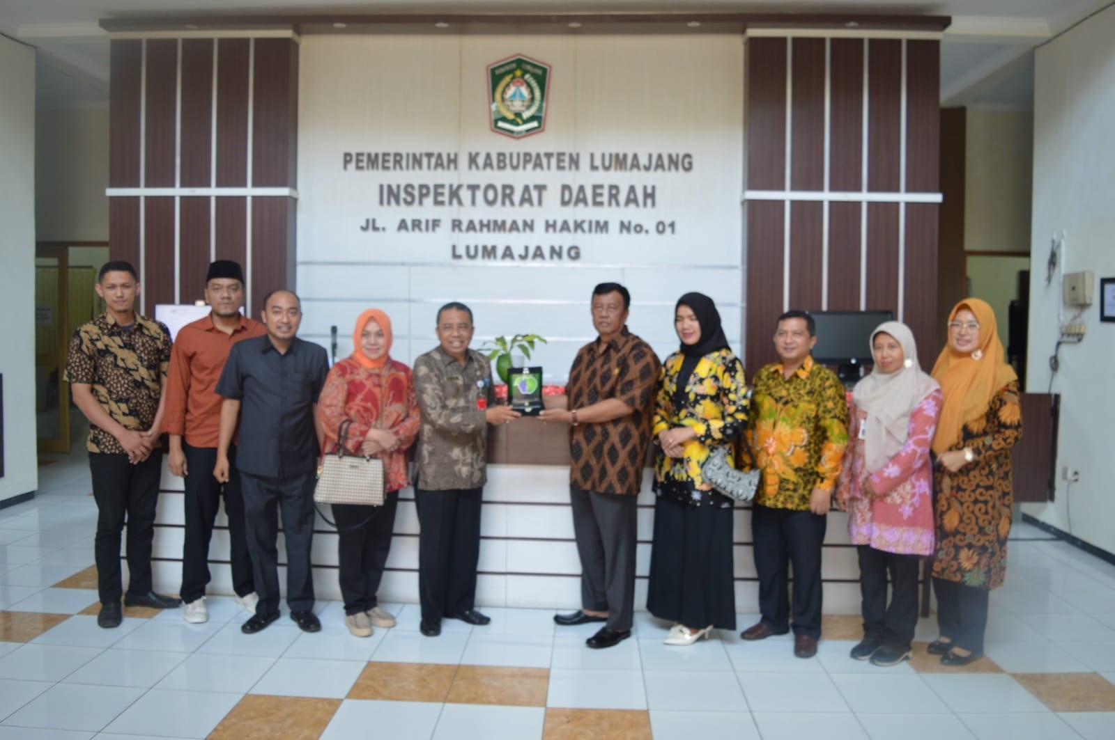 Inspektur Daerah Kabupaten Lumajang Terima Kunjungan Kerja Komisi I DPRD Kota Probolinggo